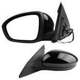 Driver Side Mirror Compatible with 2019-2023 Nissan Altima Non-heated Manual Fold Power Adjustment Left Rearview Door Mirror 3PINS Painted Black Replaces#963026CA0A-PFM NI1320311